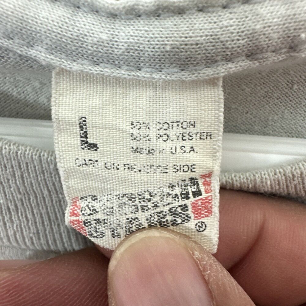 Rare VTG Screen Stars Corvette Heavy Chevy Chevrolet Single Stitch T Shirt 80s L - Picture 3 of 16